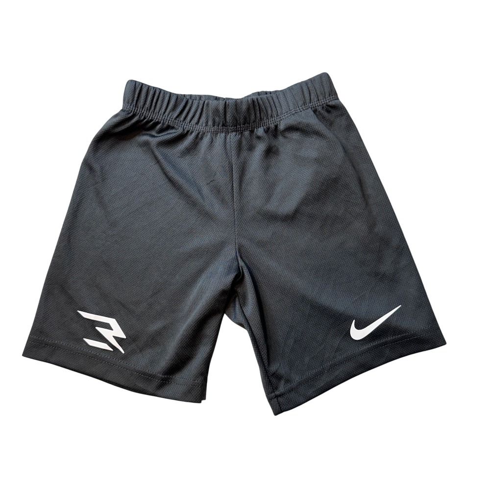 Nike Shorts Kids 6 Black 3 Brand Russell Wilson Athletic Mesh Performance